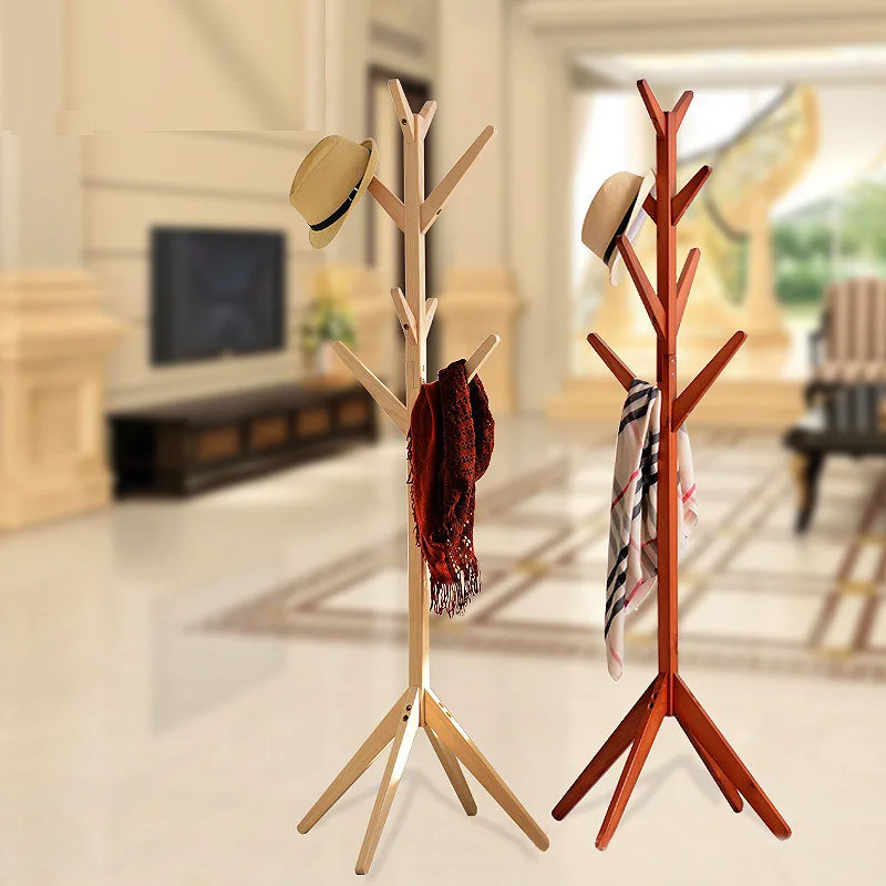 

Coat Racks Living Room Furniture Home Furniture solid wood hanger whole sale hot new clothes stand 35*35*176 cm
