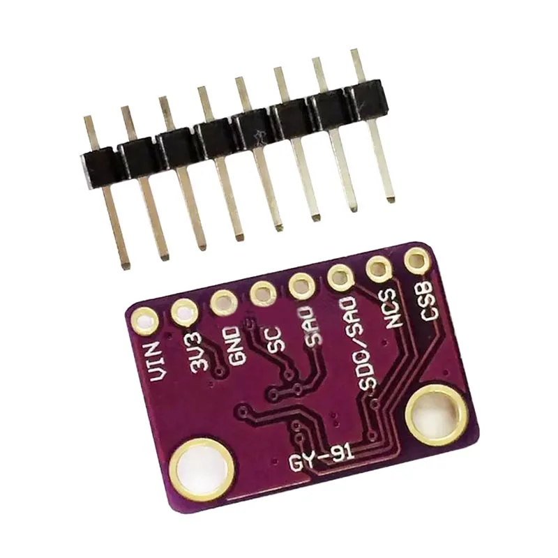 Гироскоп Компас с датчиком ускорения Nine Axis 10DOF MPU9250 + BMP280 модуль IIC/SPI протокол