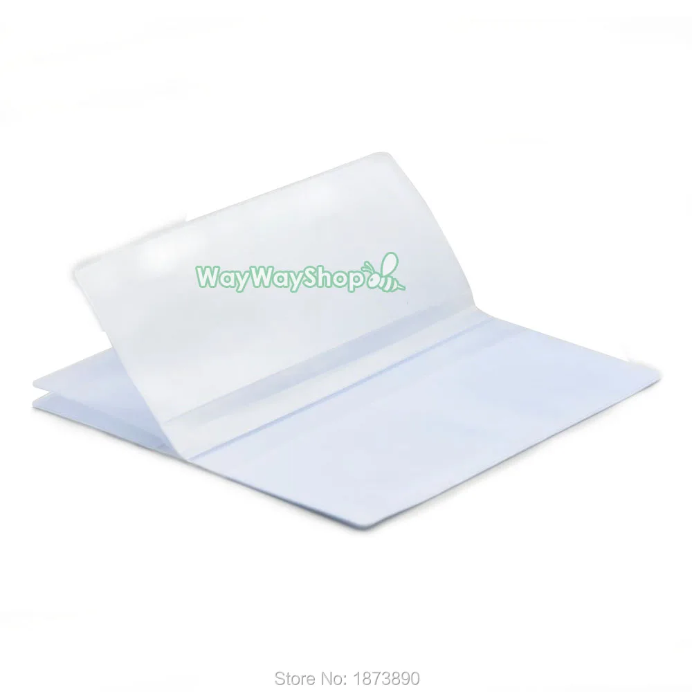 3 PCS White Wallet insert Billfold Inserts Use For ID Card Credit Card