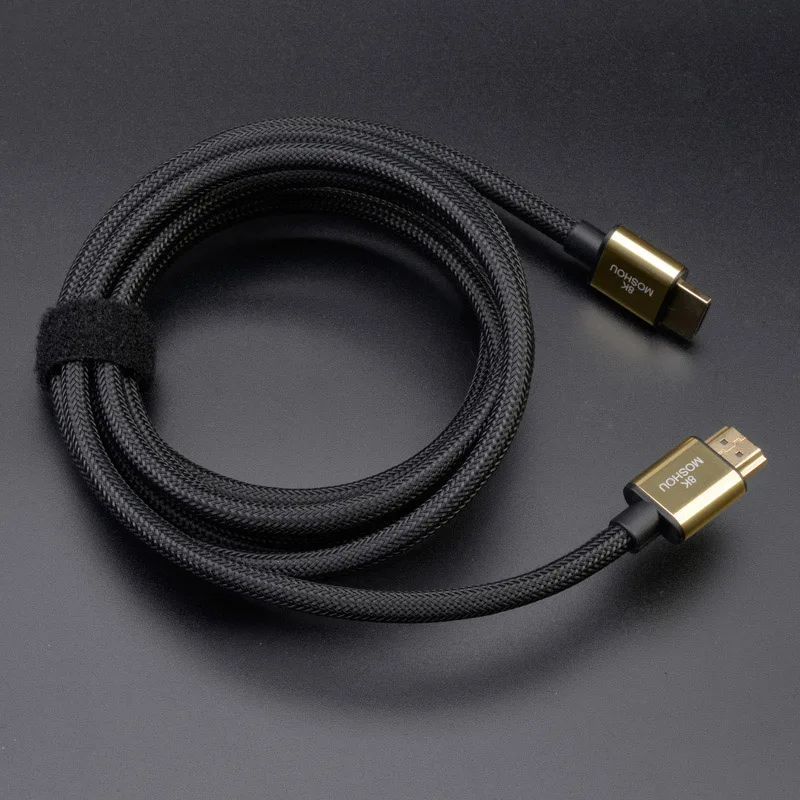 HDMI 2.0b 2,1 кабели MOSHOU 8K 4K 60Hz MOSHOU 48 Гбит/с ARC высокой четкости видео шнур для усилителя ТВ