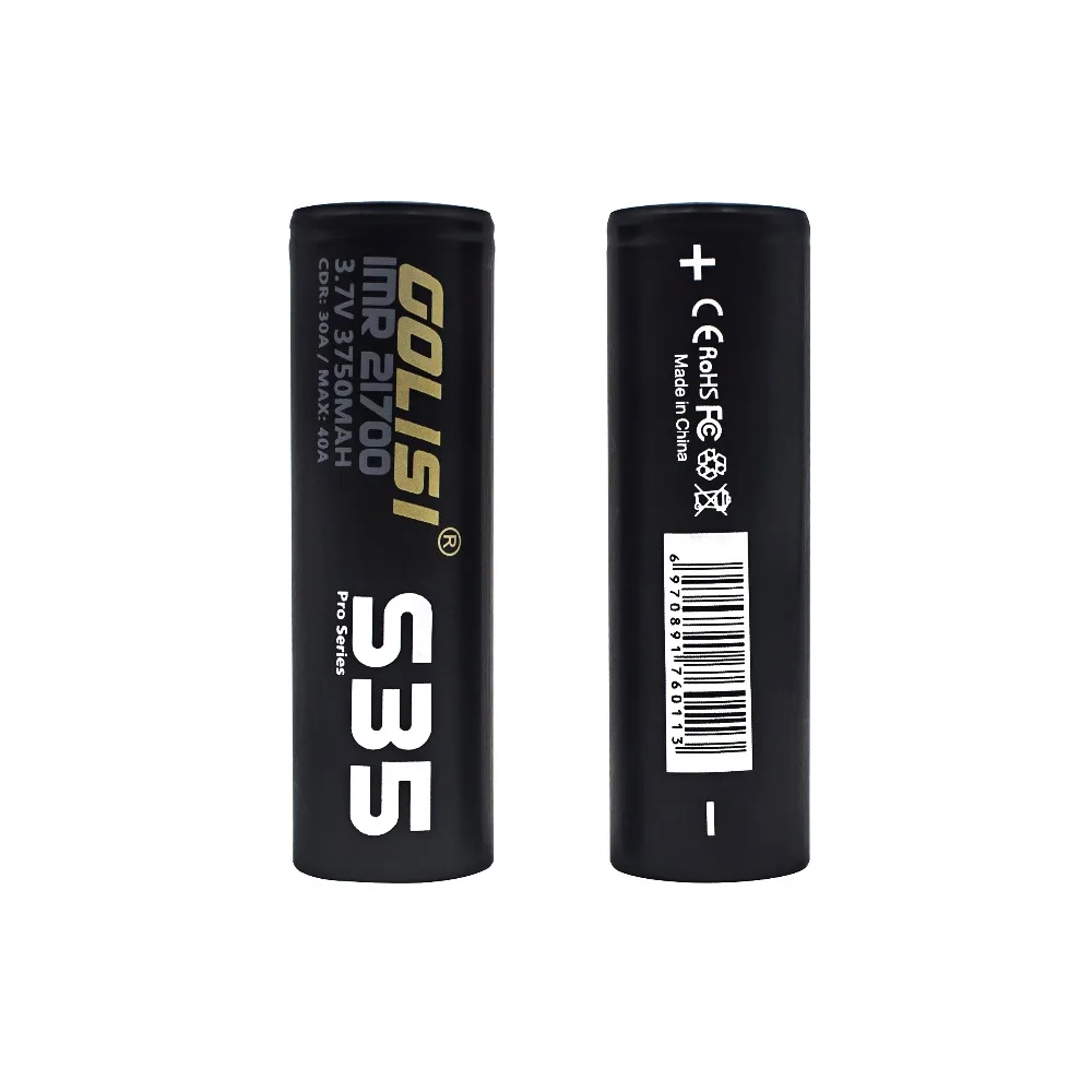 4 шт. GOLISI S35 IMR 21700 3750 мА/ч 3 7 в CDR 30A MAX 40A с высоким потоком фотоэлементов
