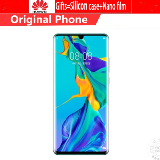 

DHL Fast Delivery HuaWei P30 Pro Cell Phone Kirin 980 Android 9.1 6.47" 2340X1080 8GB RAM 512GB ROM 40.0MP NFC Fingerprint QI