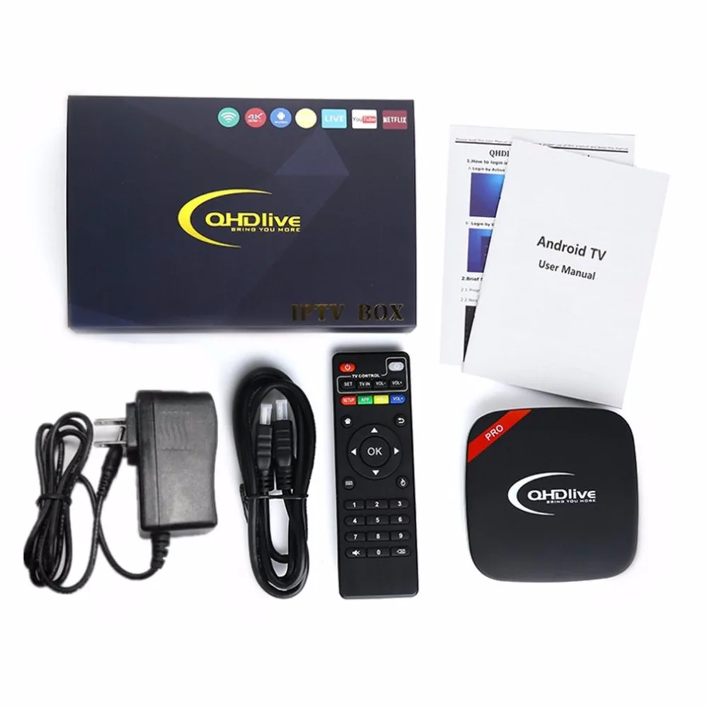 

High Speed USB 2.0 Quad-Core 32-Bit Smart TV BOX ROM 8GB RAM 1GB HD Movie WIFI Network Player For Android 6.0
