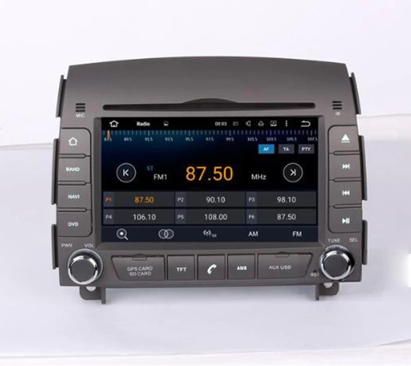 6," Автомобильный dvd-плеер на основе Android с BT gps wifi, автомобильный ПК/мультимедиа головное устройство аудио/радио/стерео для hyundai sonata nf 2006 2007 2008
