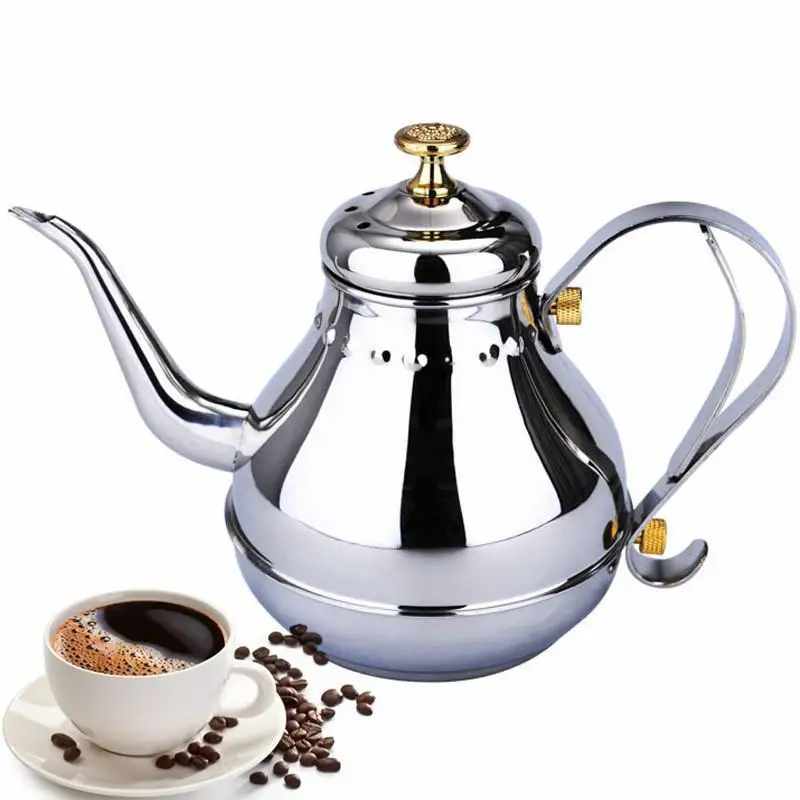 1.2L & 1.8L Espresso Coffee Maker Moka Pot Stainless Steel Coffee Brewer Kettle Pot European Style Kitchen Accessories Tools 1.2L & 1.8L Espresso Coffee Maker Moka Pot Stainless Steel Coffee Brewer Kettle Pot European Style Kitchen Accessories Tools