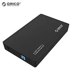 ORICO 3588US3-V1 3,5-дюймовый HDD корпус USB 3,0 5 Гбит Поддержка 4 ТБ для 3,5 "SATA/HDD и SSD