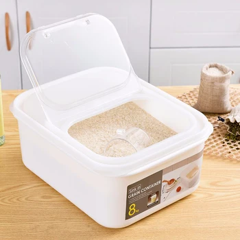 

Creative Large-Capacity Plastic Storage Box Multi-Function Home Kitchen Thickening Moisture-Proof Mildew Collection Nano Barrel