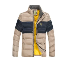 2017 New Autumn Wadded jacket male outerwear Winter Fashion short thick warm parka cotton-padded clothes men coat jacket top z30