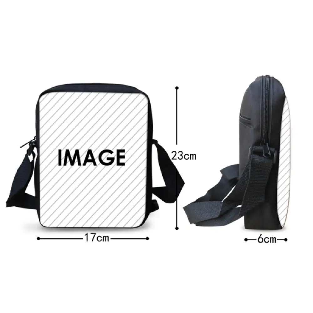 Instantarts бренд Для женщин Курьерские сумки дизайнер Винтаж панк череп черный мини-сумка для женщина Повседневное дамы кроссбоди мешок