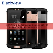 Blackview BV8000 Pro 4G Smartphone Waterproof IP68 Android 7.0 MT6757V Octa Core 64G ROM 6G RAM 5.0″FHD Fingerprint Type C Cable
