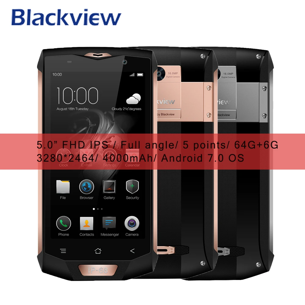 bilder für Blackview BV8000 Pro 4G Smartphone Wasserdichte IP68 Android 7.0 MT6757V Octa-core 64G ROM 6G RAM 5,0 "FHD Fingerprint Typ C kabel bilder für Blackview BV8000 Pro 4G Smartphone Wasserdichte IP68 Android 7.0 MT6757V Octa-core 64G ROM 6G RAM 5,0 "FHD Fingerprint Typ C kabel
