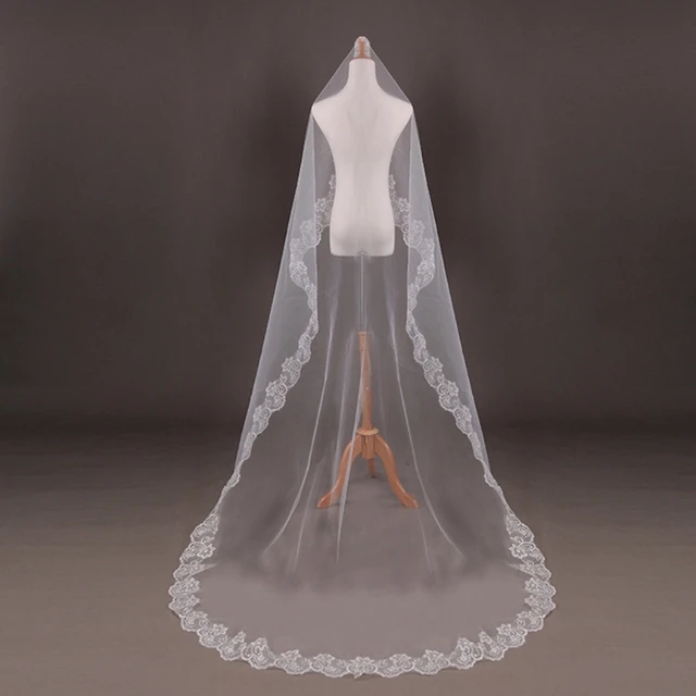 Wedding Bridal 2 Meters 3 Long One Layer Veil Elegant Wedding Bridal 2 Meters 3 Long One Layer Veil Elegant Accessories