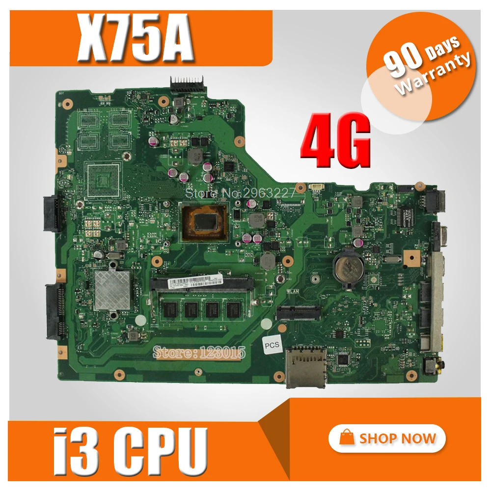 X75A Moederbord Rev: 3.1 I3 Cpu Voor Asus X75V X75VC X75VB X75VD X75VD1 R704V Laptop Moederbord X75A Moederbord X75A Moederbord X75A Moederbord Rev: 3.1 I3 Cpu Voor Asus X75V X75VC X75VB X75VD X75VD1 R704V Laptop Moederbord X75A Moederbord X75A Moederbord