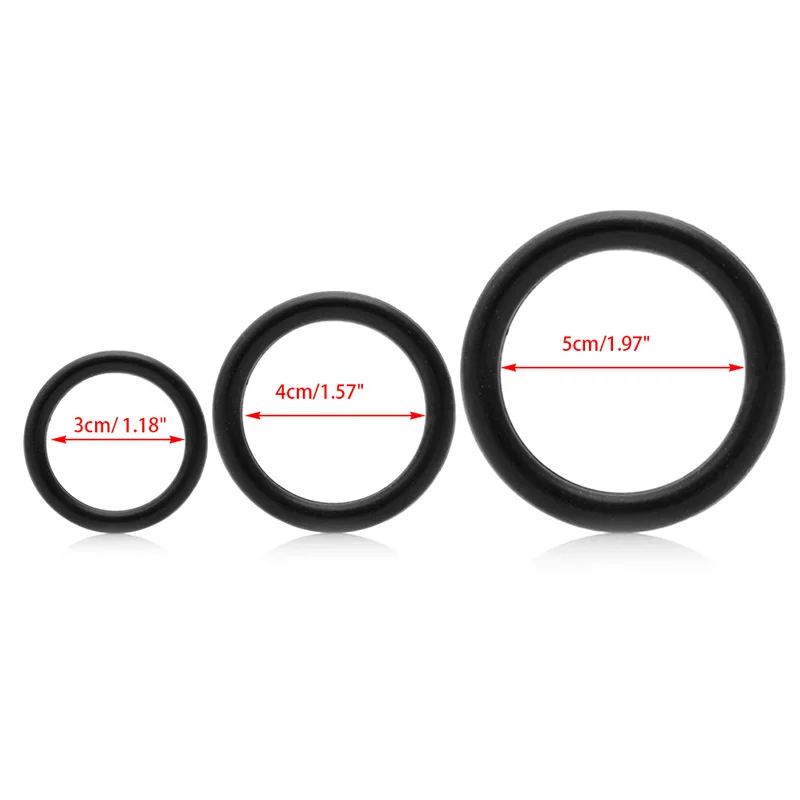 Кольцо для пениса 3 шт. мужской пенис кольцо иммощь усилитель эрекции задержка