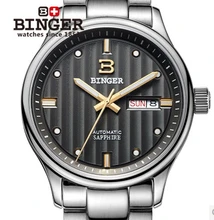 Fashion Waterproof Quartz Watches for Men Men s Brand Binger Stainless Steel Watch High Quality New