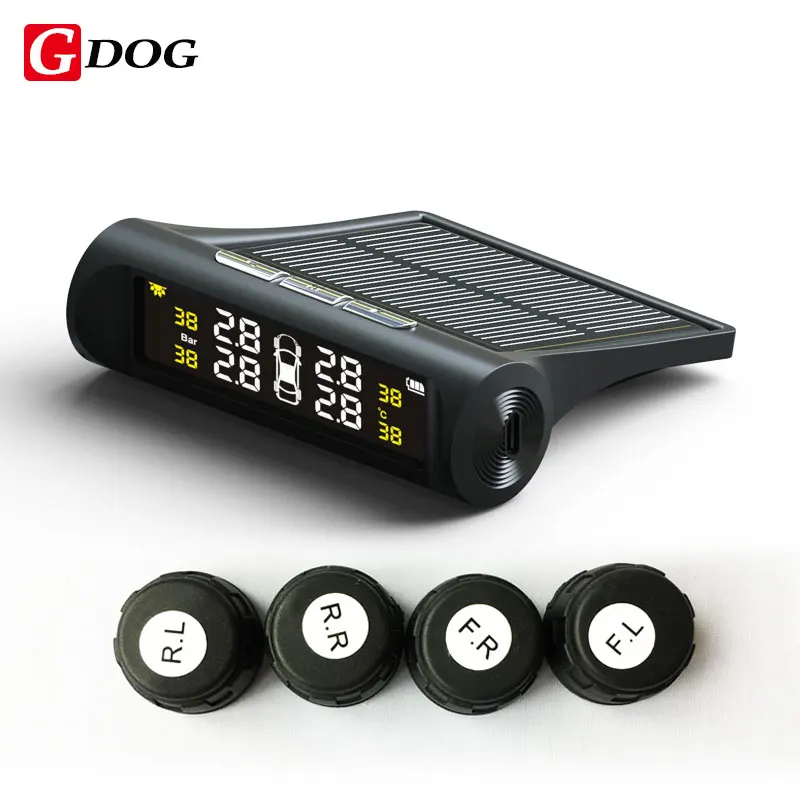 g dog x1 external sensors TPMS solar power wireless tire pressure