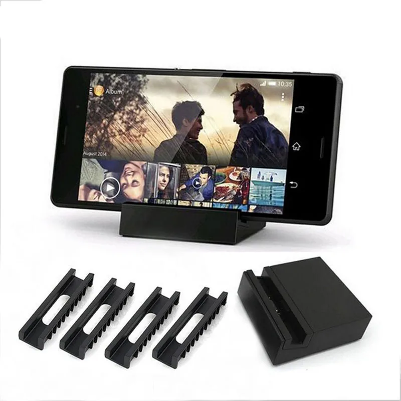 DK48 магнитный держатель док-станции Подставка адаптер для sony Xperia Z1/Z2/Z3+ Z3 компактный мини-Док-станция зарядное устройство с 4 слотами