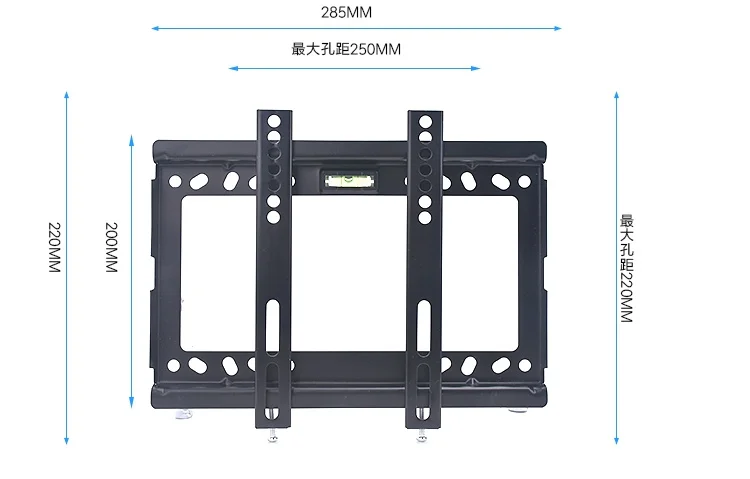 Универсальный ТВ настенный кронштейн регулируемый поддон фиксированный плоский ТВ-стенд держатель для большинства 14~ 70 дюймов HD ТВ плоский телевизор