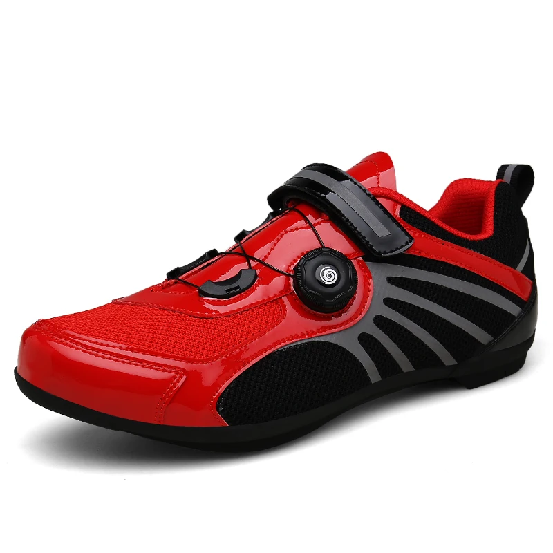 Transpirable Pro Auto-bloqueo Ciclismo Zapatos carretera bicicleta Zapatos ultraligero Atlético carreras Zapatillas Zapatos Ciclismo