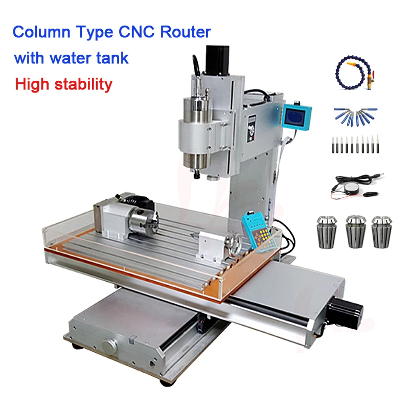 ЧПУ вертикальный колом Тип 4axis 1.5kw ЧПУ 6040 резьба по дереву гравюры для деревообработки России налогов