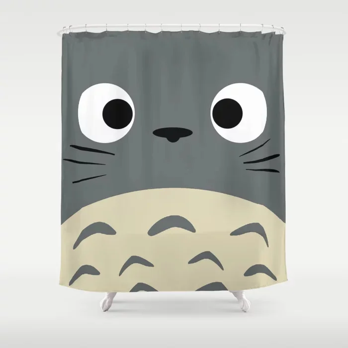 

Curiously Troll ~ My Neighbor Troll Shower Curtain Bath Products Bathroom Decor with Hooks Waterproof