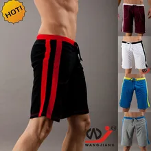 Летняя спортивная обувь для бега, свободные полосатые шорты для джоггинга для мужчин