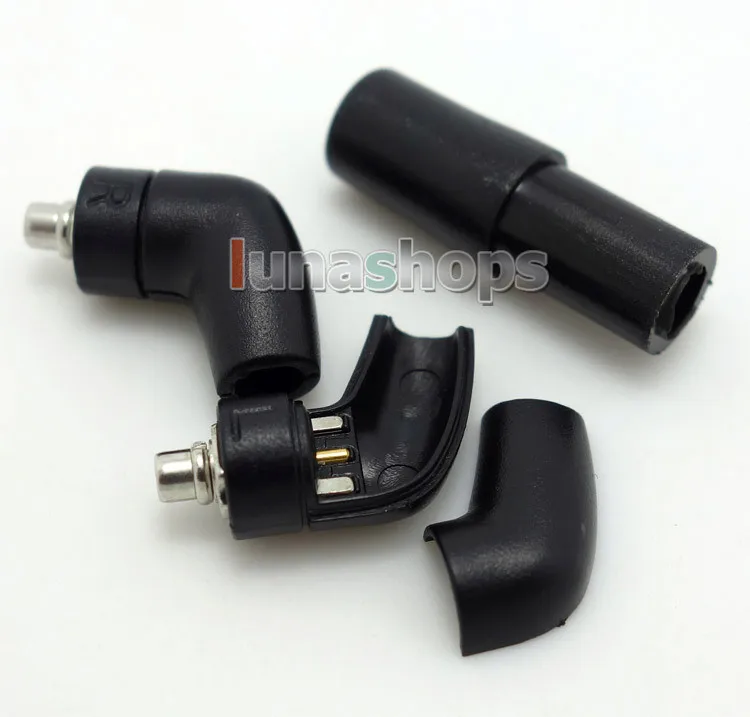 

L Shape Rhodium Diy Parts for Shure SE535 SE425 SE315 SE846 Earphone Pins + Cover LN003383