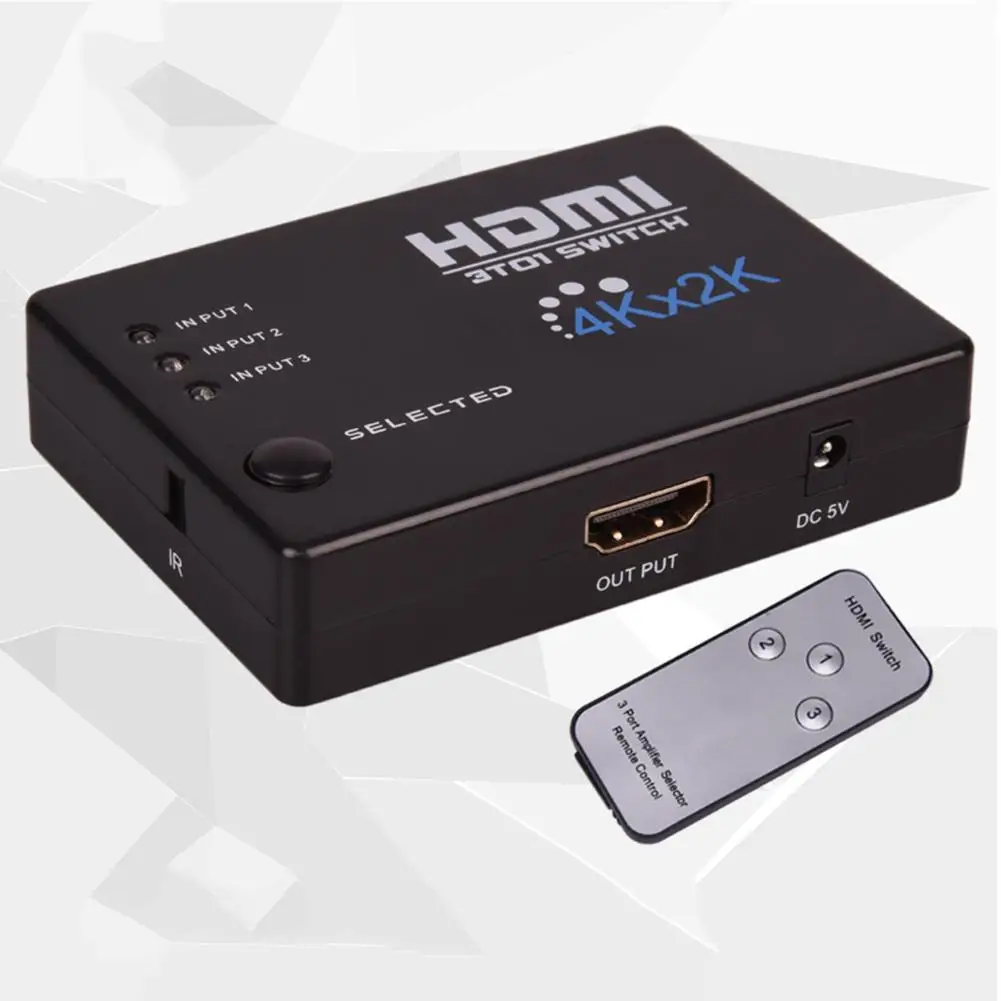 HW-HD301C 3 impôt 4 K x 2 K HDMI Audio Video Converter адаптер для DVD PS3 ПК DV