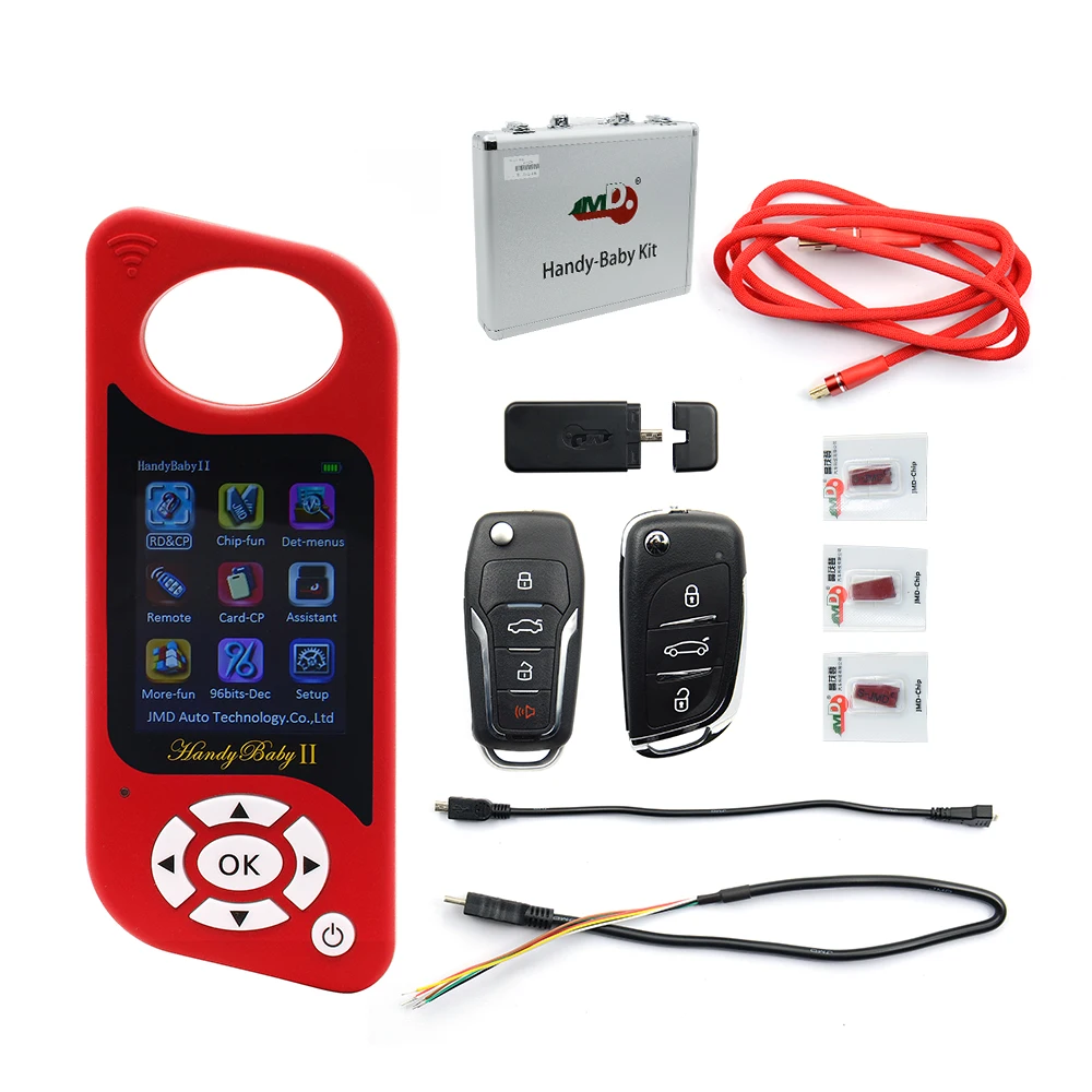 

VSTM Original JMD Handy Baby II Auto Key Tool for 4D/46/48/G Chips Programmer Handy Baby 2 English/Spanish Language in stock