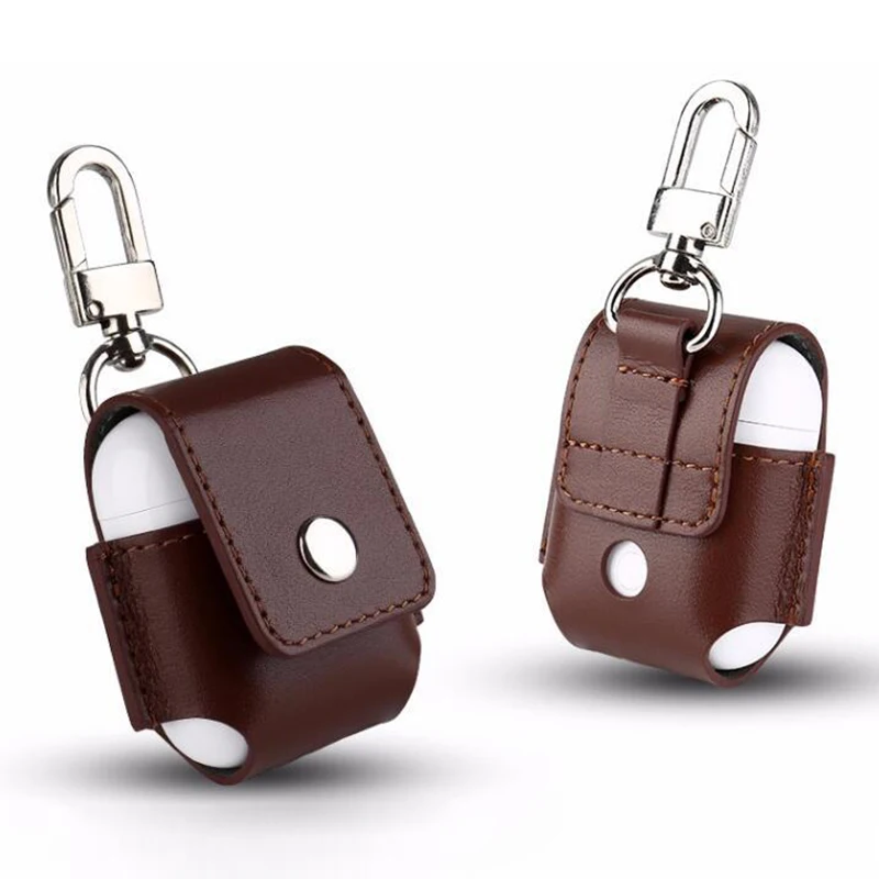 

Leather Case for Apple Airpods Accessories Protective Bag Cover Decorative Pouch Bluetooth Earphone Portable Case Cover Soft NEW