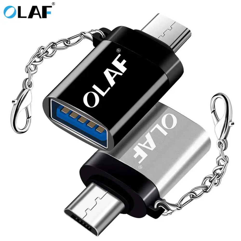 

Olaf USB Adapter Micro USB OTG UBA to Micro USB UBA Converter OTG Cable Adapter for for Xiaomi Micro USB Connector for Huawei