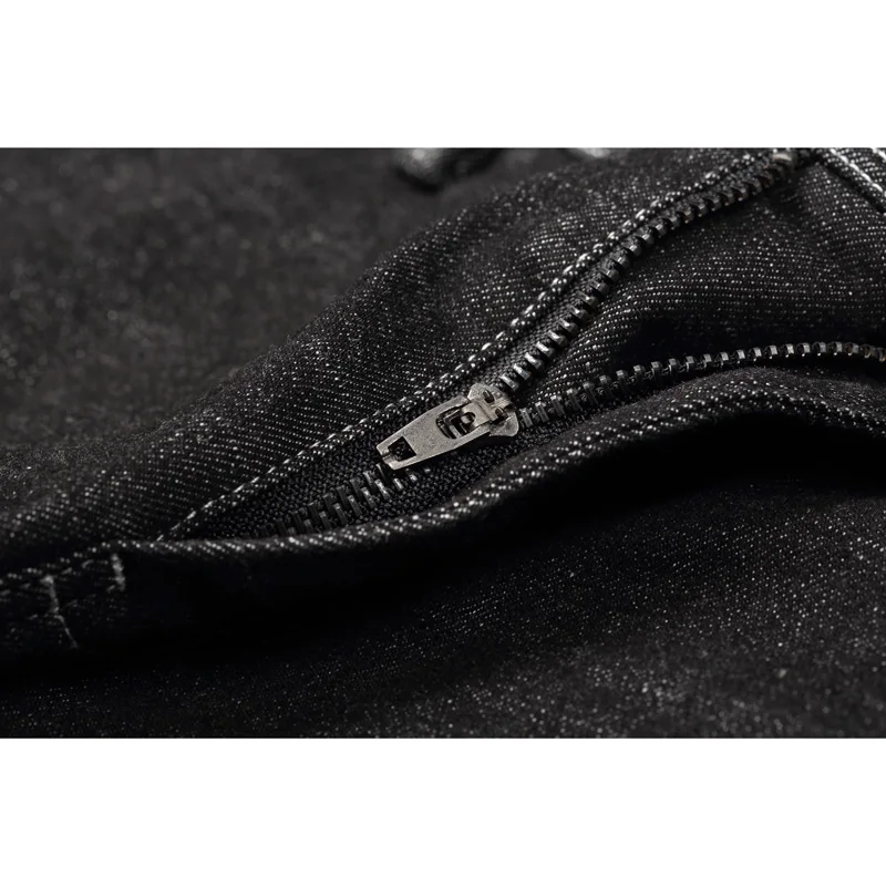 Enjeolon Mens Jeans Brand Black Jeans Men Fashion Long Trousers Mens Denim Jeans Pants Clothes KZ6141