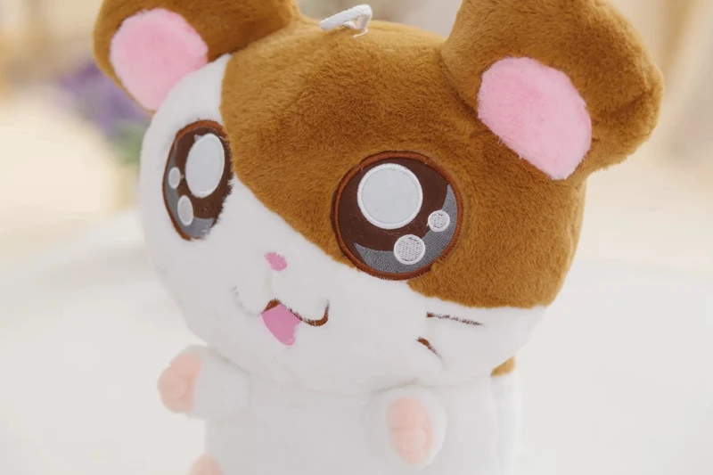 20 см hamtaro Kawaii большие глаза плюшевый Hamtaro игрушечный хомяк чучела кукла-Хомяк игрушки для детей, подарки на день рождения