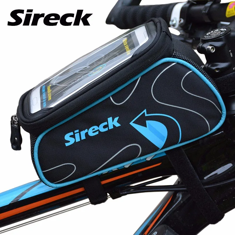 Best Sireck Mountain Road Bike Bag Touchscreen 6" Phone Case Top Front Frame Tube Bicycle Bag Cycling Saddle Bag Bike Accessories 4
