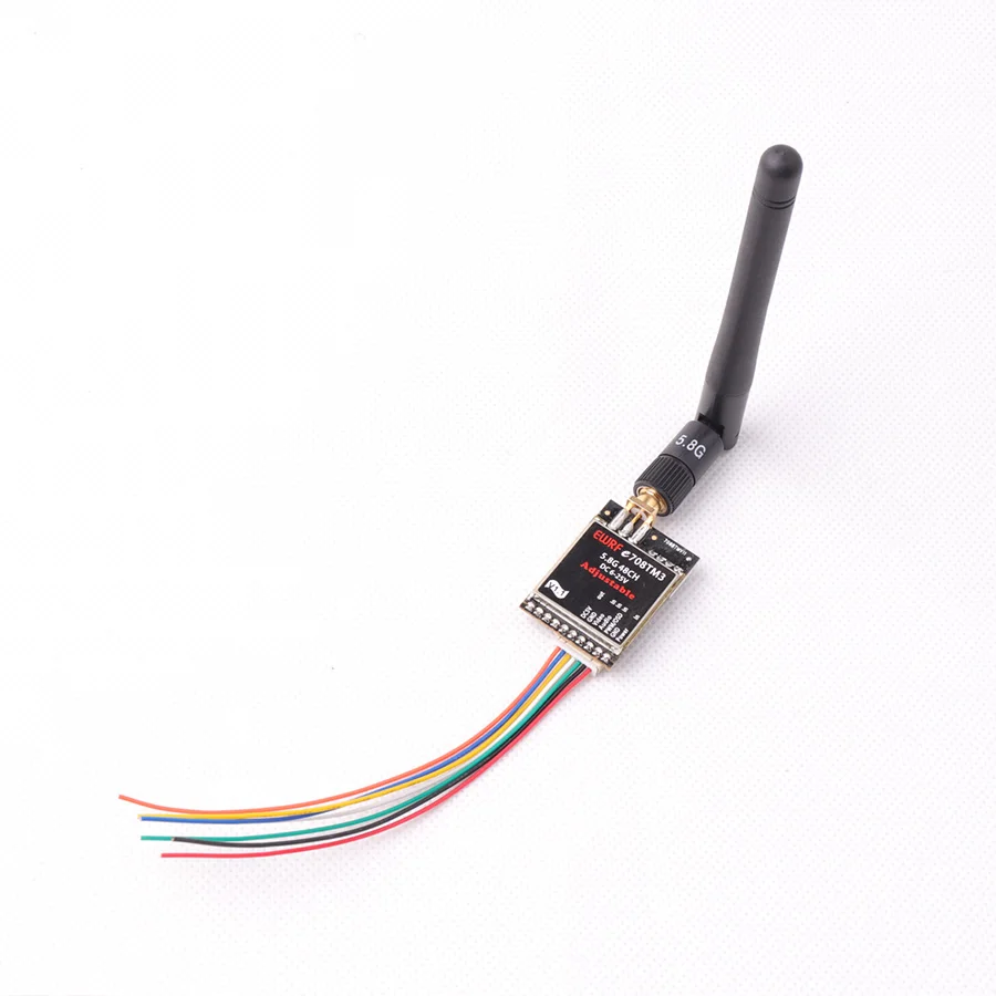 

EWRF Transmitter 5.8G 48CH 25mW/200mW/600mW Switchable Transmitter 5V BEC Output Support OSD Configuring for FPV RC Drone Models