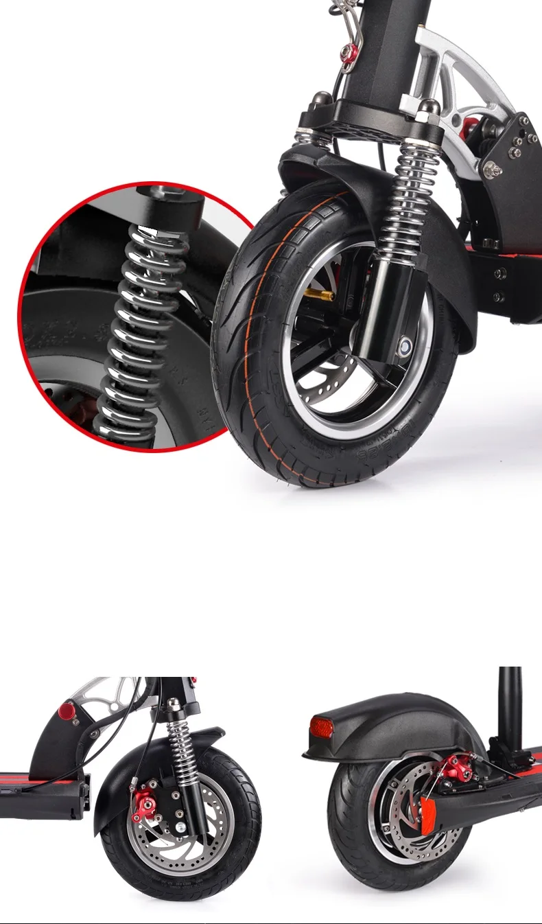 Top 2017 hot 10 inch Two-wheel Folding Electric Scooter Bicycle Hoverboard Scooters With 36v48v13Ah endurance mileage 55KM Battery 3 Top 2017 hot 10 inch Two-wheel Folding Electric Scooter Bicycle Hoverboard Scooters With 36v48v13Ah endurance mileage 55KM Battery 3