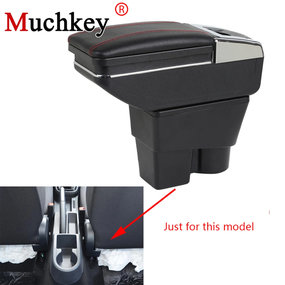 For Skoda Rapid Spaceback 2013 2017 Armrest Box Car Center Storage Box