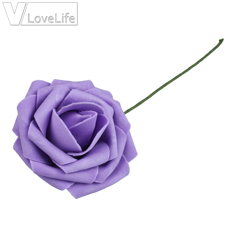 10 шт. искусственные розы из пенополиэтилена 8 см|foam rose heads|rose headsbride bouquet |