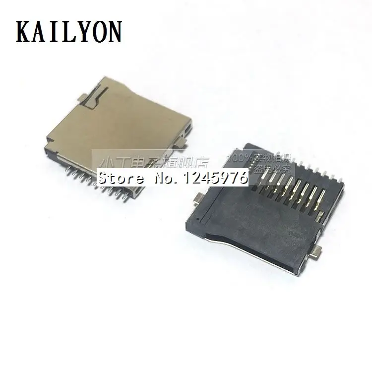 

100pcs Board TF card bomb outside welding MICRO SD deck Mini SD heavy plate SMT middle needle
