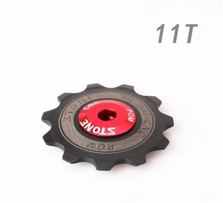 الحجر 10/11/13/15/17 T محمل الدراجة الجوف الراتنج عجلة شدادة الخلفية Derailleur الطريق MTB الدراجة محامل دليل قطع القاطرة