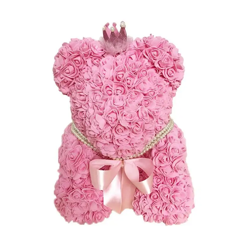 

Baby toy Rose Bear Wedding Party Decoration Valentine's Day Gift Cute Cartoon Super Girlfriend Kid Gift Love Bear Dolls Present