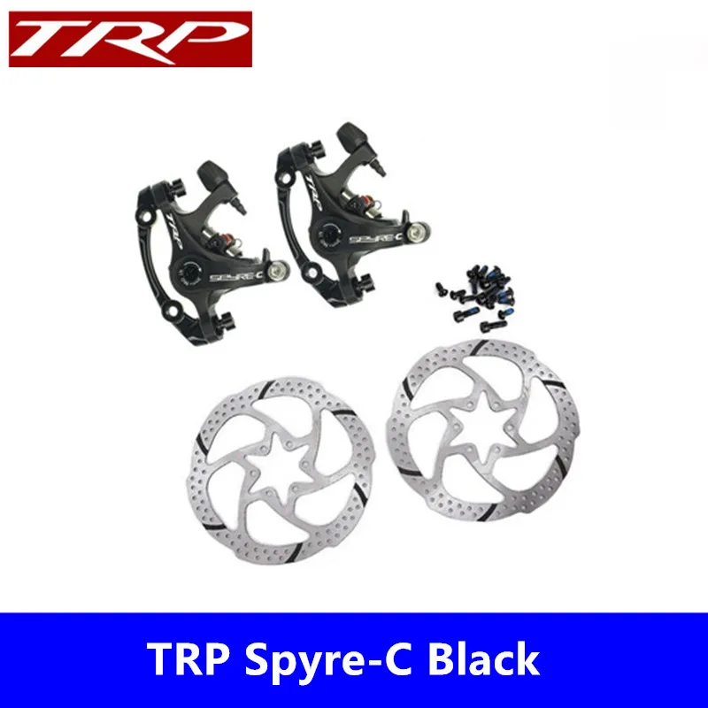 

TRP Spyre - C Alloy Mechanical Disc Brake Caliper SPYRE-C calipers Front / Rear / Pair w/ or w/o 160mm Rotor with Adapter new