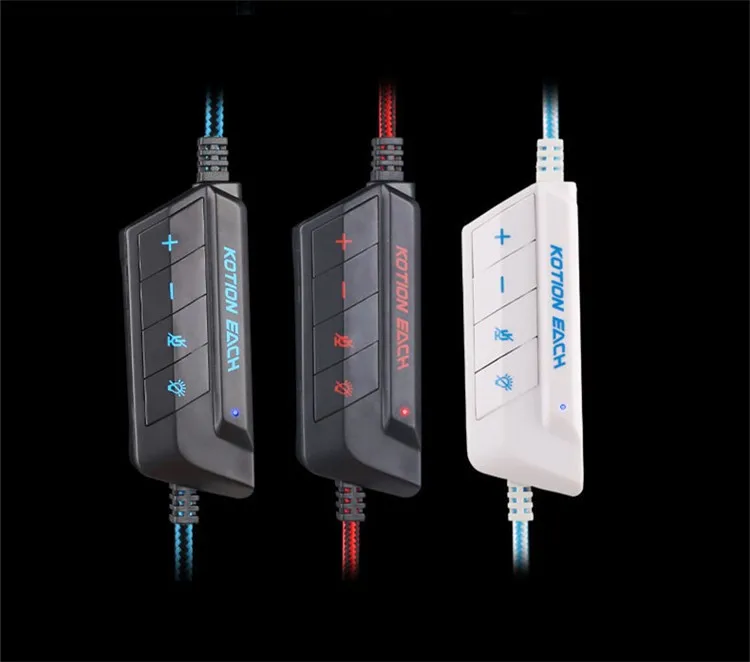 G9000 USB 7.1 Surround Sound Version Game Gaming Headphone Computer Headset Earphone Headband with Microphone LED Light (20)