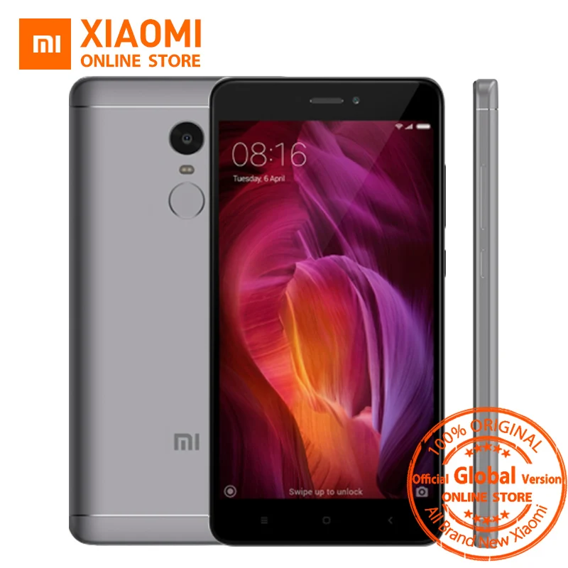 bilder für Globale Version Xiaomi Redmi Hinweis 4 Qualcomm 3 GB 32 GB Handy Snapdragon 625 Octa-core 5,5 "1080 P 13MP 4100 mAh CE FCC MIUI 8 bilder für Globale Version Xiaomi Redmi Hinweis 4 Qualcomm 3 GB 32 GB Handy Snapdragon 625 Octa-core 5,5 "1080 P 13MP 4100 mAh CE FCC MIUI 8