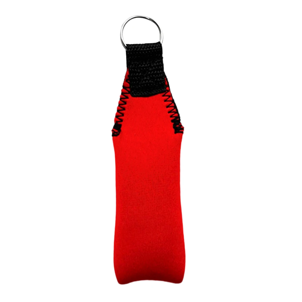 Rectangle Neoprene Floating Keyring with 316 Stainless Steel Split Ring For Boating Yachting Sailing Fishing Swimming Rowing