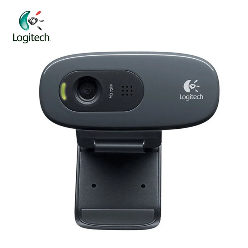 Веб-камера logitech C270 HD Vid 720P с поддержкой микрофона USB 2,0 официальный тест для ПК Lapto Видеозвонок