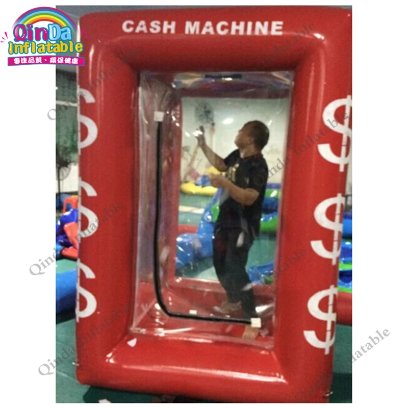 inflatable money catch grab machine booth0