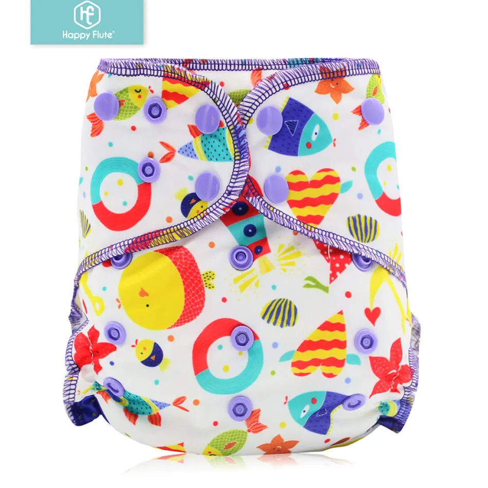 HappyFlute Onesize Heavy Wetter Night AI2 Cloth Diaper Washable