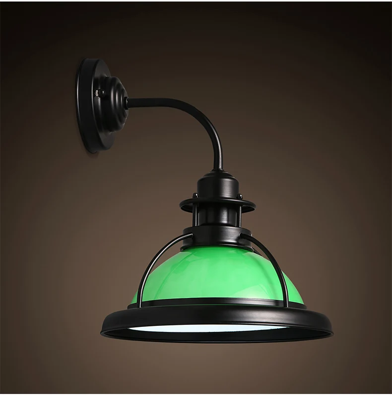 

American country iron retro industrial wind led aisle bending bar balcony personality wall lamp free shipping
