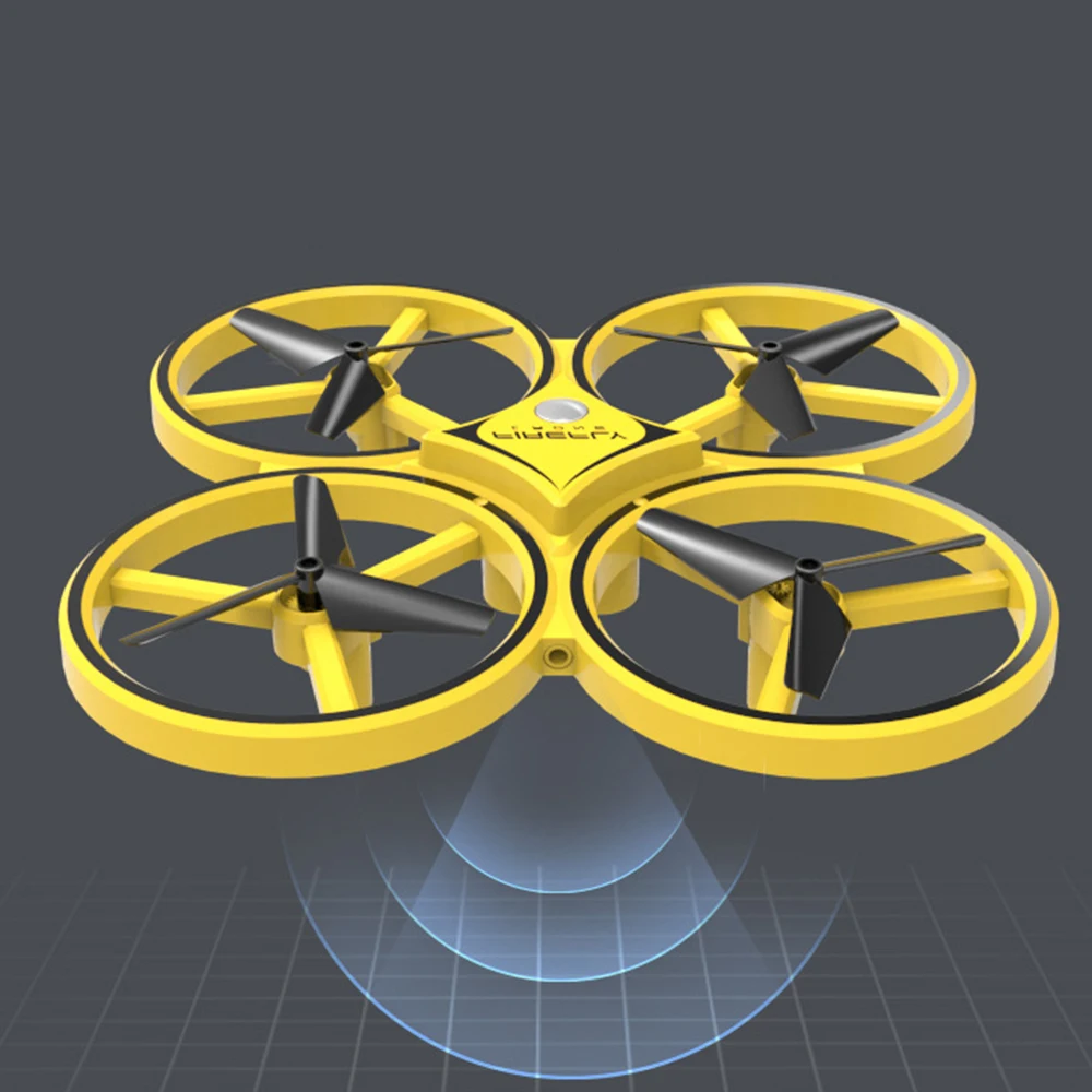 2019 Pneumatic Smart Watch Remote Control Toy Operate Aircraft Drone Remote Control Gravity Sense Aircraft Toy